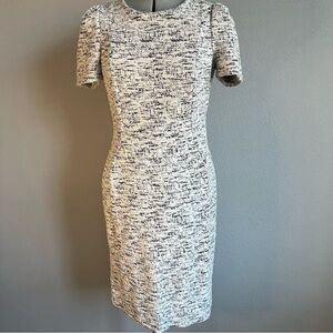 White and Black Dress